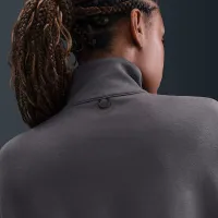 Nike 24.7 ImpossiblySoft жіноча Dri-FIT оверсайз 1/2-Zip Top колір сірий