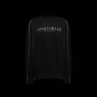 Nike Sportswear Phoenix Fleece женская оверсайз Crew-Neck свитшот цвет черный