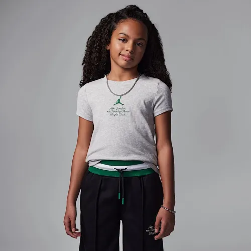 Nike Jordan Court of Legends Big детские Ribbed Tee цвет серый