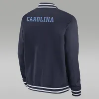 North Carolina Tar Heels Sideline мужские Nike College Full-Zip Bomber Куртка синий