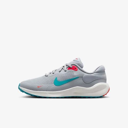 Nike Revolution 7 Big детские Running Кроссовки цвет серый