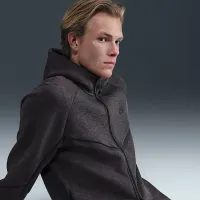 Nike Tech чоловічі Fleece Windrunner Full-Zip Куртка колір чорний