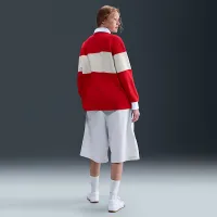 Nike Sportswear жіноча Long-Sleeve Graphic Polo Top колір червоний