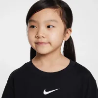 Nike Little дитячі Femme Sport футболка колір чорний