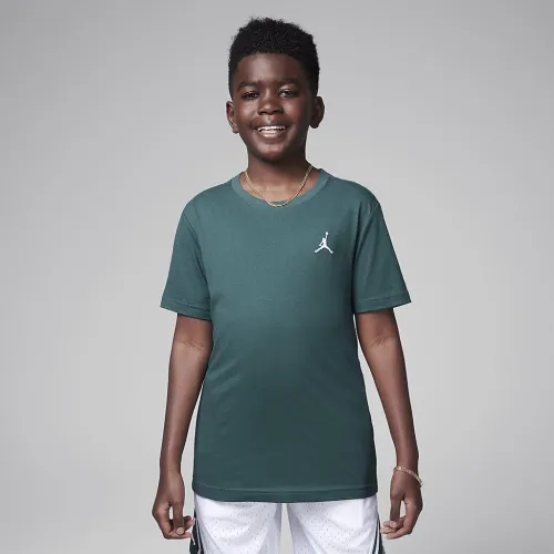 Nike Jordan Big детские Jumpman Air Embroideцвет красный футболка цвет зеленый