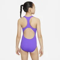 Nike Essential Big дитячі (Girls') Racerback 1-Piece Swimsuit колір фіолетовий