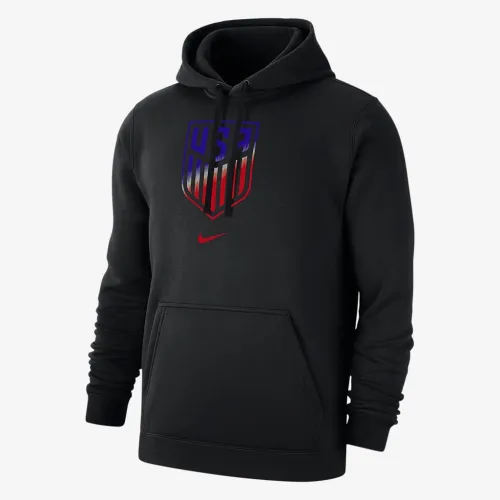 USMNT Club Fleece чоловічі Nike Soccer Pullover Толстовка з капюшоном колір чорний