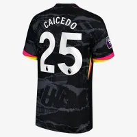 Мойсес Caicedo Chelsea 2024/25 Match Third мужские Nike Dri-FIT ADV Soccer Jersey цвет серый