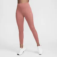 Nike Go женская Firm-Support С высокой Талией 7/8 лосины с карманамиPink