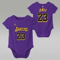 Nike LeBron James Los Angeles Lakers Baby Jordan NBA Bodysuit колір фіолетовий