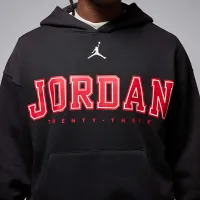 Nike Jordan Brooklyn Fleece мужские оверсайз Pullover Толстовка с капюшоном цвет черный