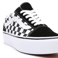 Кроссовки Vans Checkerboard Old Skool Platform VN0A3B3UHRK1 - Черные