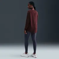 Nike One Relaxed жіноча Dri-FIT Long-Sleeve Top колір червоний