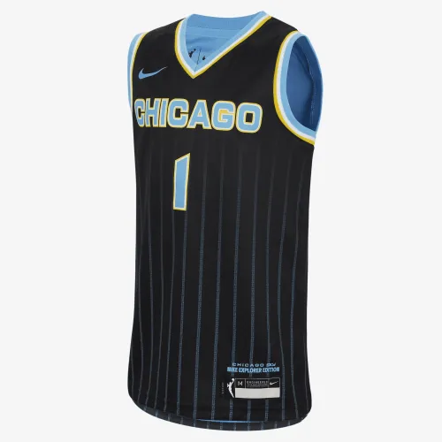 Diamond DeShields Chicago Sky 2024 Explorer Edition Big дитячі Nike Dri-FIT WNBA Swingman Jersey колір чорний