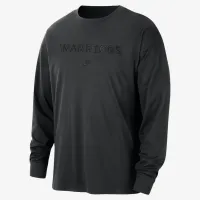 Golden State Warriors Courtside Premium Essential чоловічі Nike NBA Long-Sleeve футболка колір чорний