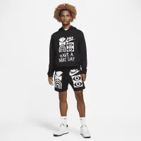 Nike Sportswear мужские French Terry Pullover Толстовка с капюшоном цвет черный