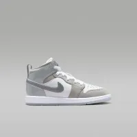 Nike Jordan 1 Mid SE Little дитячі Кросівки колір білий