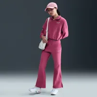 Nike Sportswear Big детские (Girls') Fleece Pants цвет фиолетовый