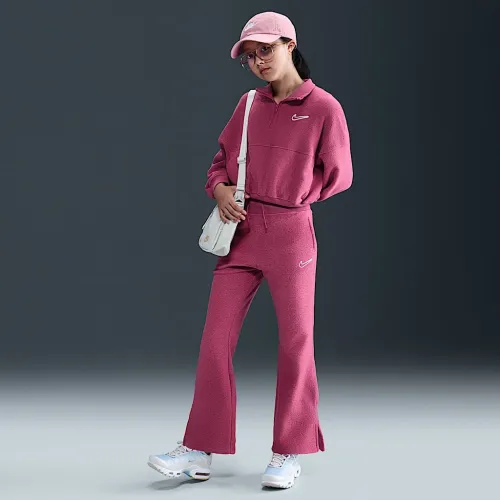 Nike Sportswear Big детские (Girls') Fleece Pants цвет фиолетовый