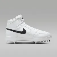 Nike Jordan 1 Retro Metal чоловічі бейсбольні бутси колір білий