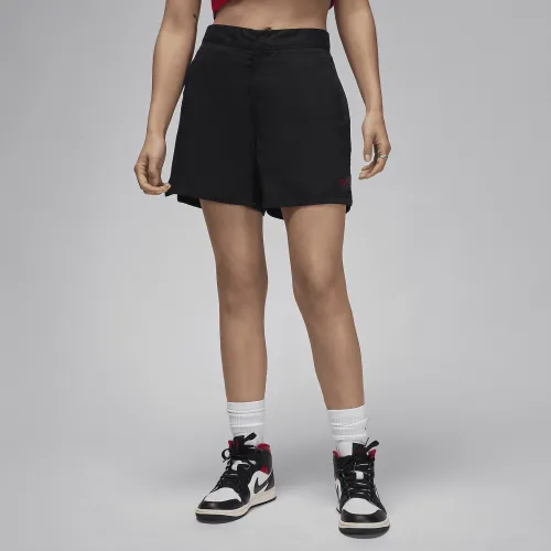 Nike Jordan жіноча Woven шорти колір чорний