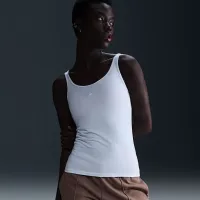 Nike Sportswear Chill Knit женская Tank Top цвет белый