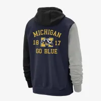 Michigan Club Fleece чоловічі Nike College Толстовка з капюшоном блакитний