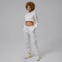 Nike Jordan Brooklyn Fleece женская Pullover Толстовка с капюшоном цвет коричневый