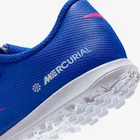 Nike Jr. Mercurial Vapor 16 Club Little дитячі Turf Low-Top Soccer Кросівки блакитний