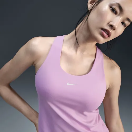 Nike Swoosh женская Medium-Support Padded Sports Bra Tank Pink