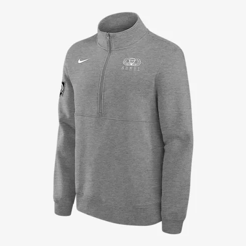 Army колір чорний Knights Rivalry Sideline Club чоловічі Nike College 1/2-Zip Crew колір сірий