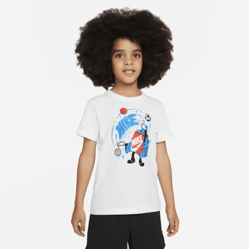 Nike Little Kids' Graphic T-Shirt White