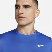 Nike Essential чоловічі Sleeveless Hydroguard Swim Shirt блакитний
