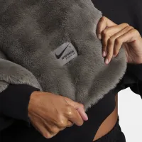 Nike Sportswear Faux Fur Blanket цвет серый