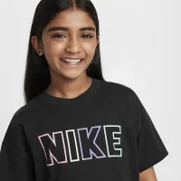 Nike Sportswear Essential Big дитячі (Girls') футболка колір чорний