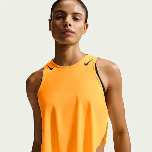 Nike AeroSwift жіноча Dri-FIT ADV Cropped Running Tank Top Orange