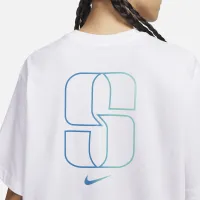 Nike Sabrina женская Boxy баскетбольные Tee цвет белый