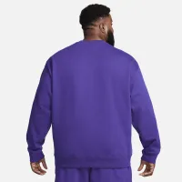 Nike Solo Swoosh чоловічі Fleece Crew колір фіолетовий