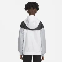 Nike Sportswear Windrunner Big детские (для мальчиков) Loose Hip-Length Hooded Куртка цвет белый