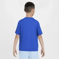 Nike Multi Big дитячі Dri-FIT Short-Sleeve Top блакитний