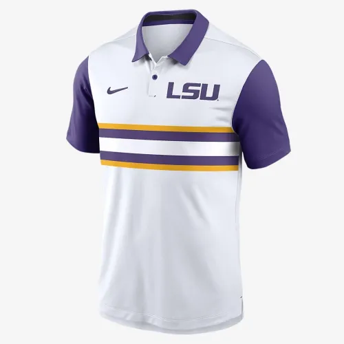 LSU Tigers Primetime Campus Vapor мужские Nike Dri-FIT College Polo цвет белый