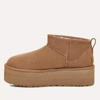 Кросівки Ugg W Classic Ultra Mini Platform 1135092-CHE - Бежеві
