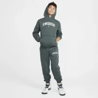 Nike Sportswear Club Fleece Big дитячі Толстовка з капюшоном колір зелений