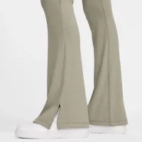 Nike Sportswear Chill Knit женская Tight Mini-Rib Flaцвет красный лосины цвет зеленый