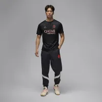 Nike Paris Saint-Germain Academy Pro Third чоловічі Jordan Dri-FIT Soccer Pre-Match Top колір чорний
