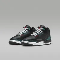 Nike Air Jordan 3 Retro Big дитячі Кросівки колір чорний