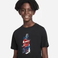 Nike England Big дитячі Player футболка колір чорний