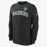 Las Vegas Raiders Club мужские Nike NFL Pullover Crew цвет черный