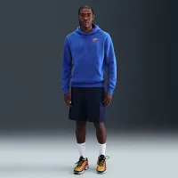 Nike Sportswear Club Pullover Fleece Толстовка с капюшоном синий