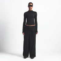 NikeSKIMS Woven Nylon женская оверсайз спортивные штаны цвет черный